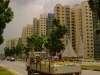 On the road in Punggol On the road in Punggol